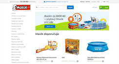 Desktop Screenshot of maxikovy-hracky.cz
